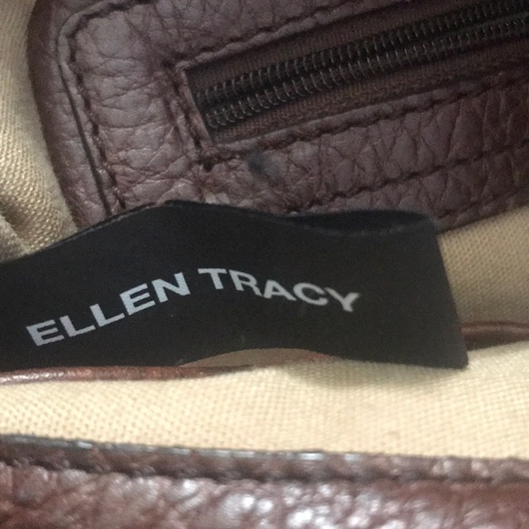 Ellen Tracy Genuine Suede Leather Bag w/ snake  - Picture 8 of 8